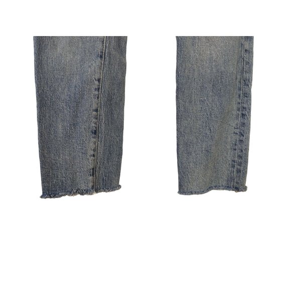 Madewell The Perfect Vintage Crop Jean high rise raw hem size 25‎ - Picture 6 of 9